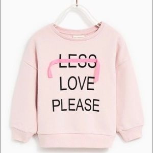 Zara Pink Sweatshirt